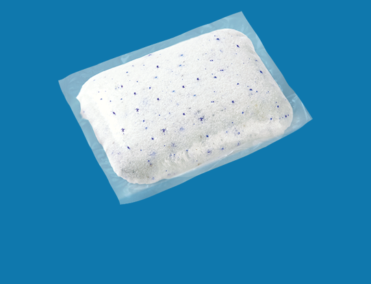mono-chamber dish pacs blue
